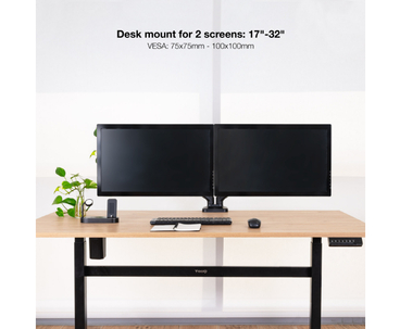 SOPORTE MESA 2 PANTALLAS 17"-32" TOOQ