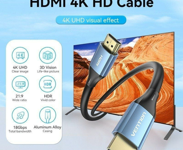 CABLE HDMI V2.1 4K M-M 2 M AZUL VENTION